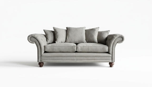 XXL Sofa 3 Sitzer Couch Chesterfield Polster Sitz Garnitur Leder Textil