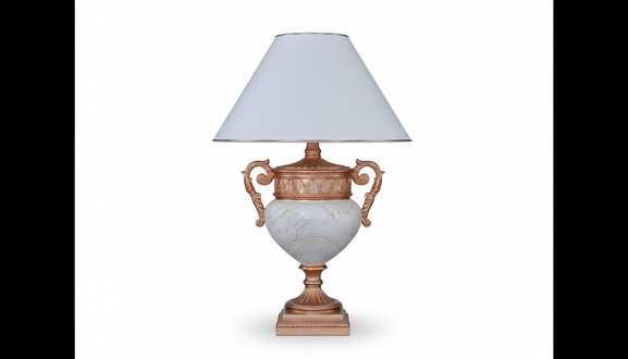 XXL Tisch Nacht Lampe Leuchte Vase Echte Handarbeit Standleuchte