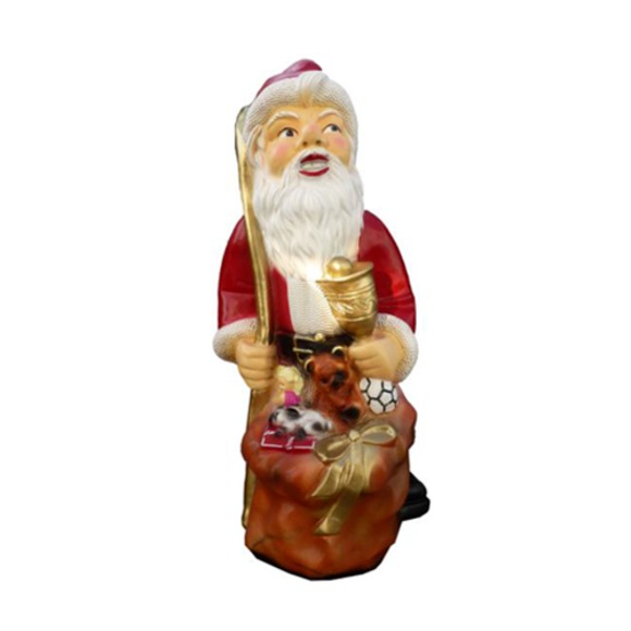 Weihnachtsmann Figur Statue Deko Figuren Dekoration Nikolaus Skulptur