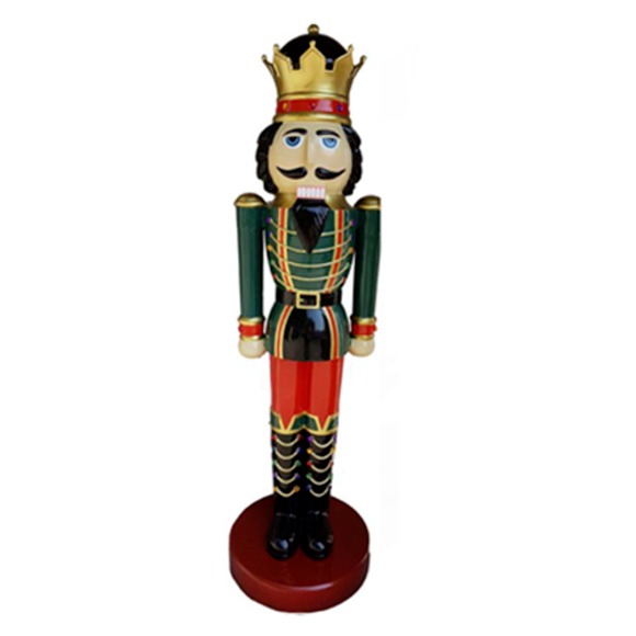 Nussknacker 200cm Soldat Statue Weihnachten Skulpturen Statuen Dekoration