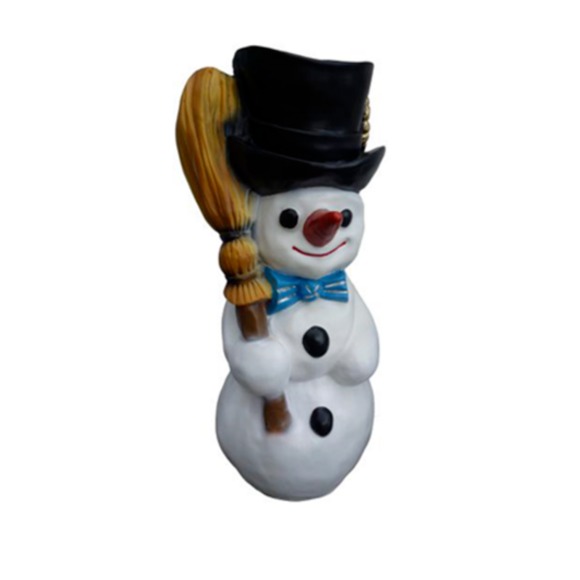 Schneemann Figur Statue Deko Figuren Deko 43cm Winter Neu Statuen Neu