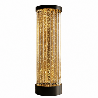 wasser säule xxl 110x200cm big Wasserwand Säulen Wand Trennwand Led Beleuchtet