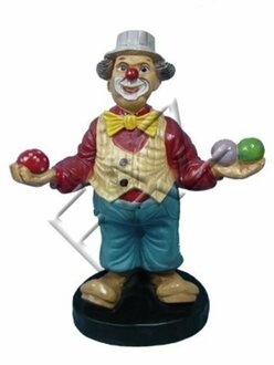 Design Clown Figur Statue Skulptur Figuren Skulpturen Dekoration Deko