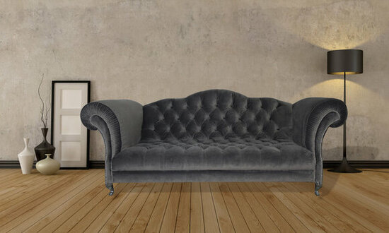 Chesterfield Sofa 3 SITZER Polster Designer Couchen Sofas Garnitur SL