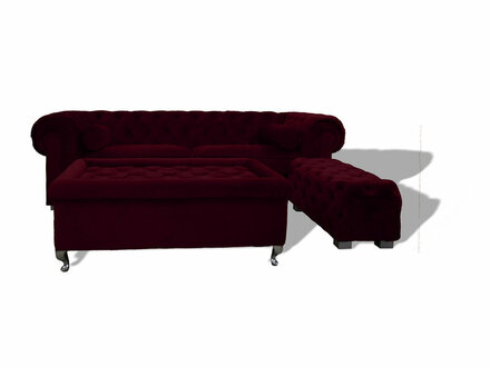 Chesterfield Sofa Polster Designer Couchen Sofas Garnitur Couch SLIII Sofa