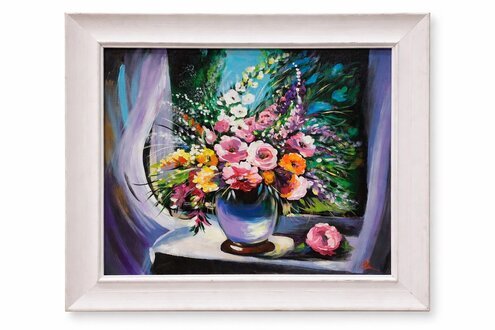 Meisterhaft gefertigte Ölkunstwerke im modernen Stil – reich an präzisen Sofort