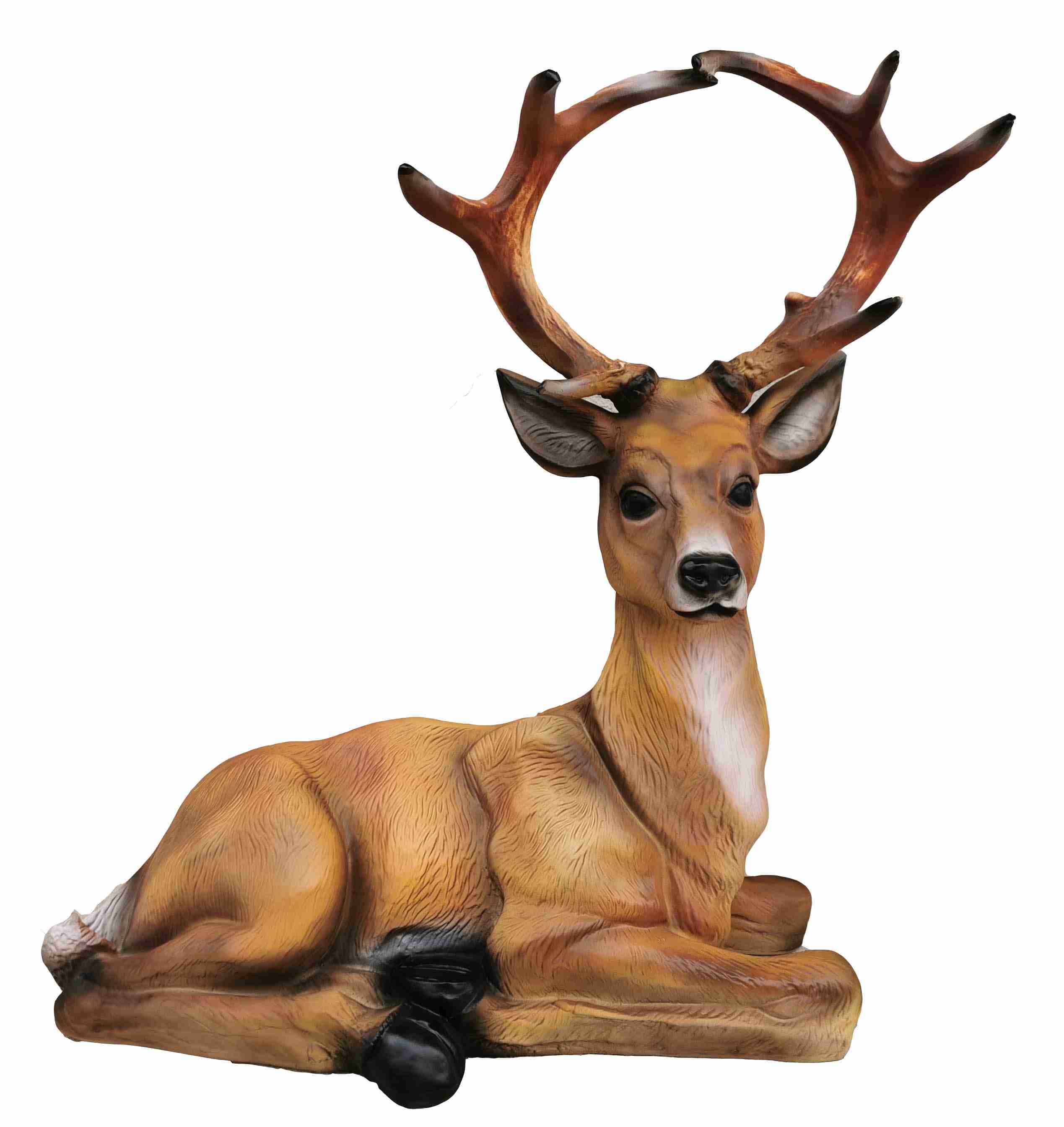 Designer Figur Moderne Figuren Abstrakte Dekoration Hirsch Garten Skulpturen Neu