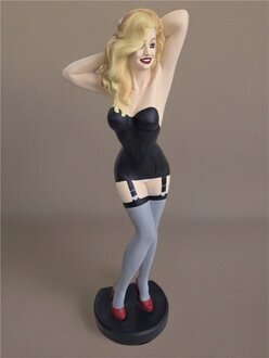 Design Sexy US Frauen Figur Statue Skulptur Figuren Skulpturen Dekoration Sofort
