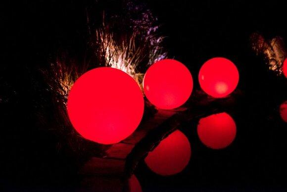 Design Kugel Leuchtend Leuchten Deko Lampe Beleuchtung 30 + 40 + 50 cm