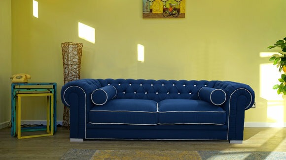 Chesterfield Sofa 3 SITZER Polster Designer Couchen Sofas Garnitur SL