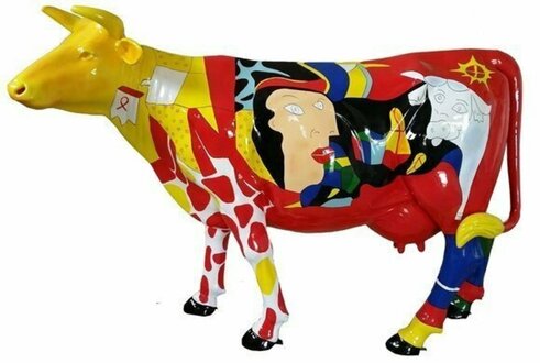Abstrakte XXL 210 cm Figur Statue Design Skulptur Dekoration Außen Innen
