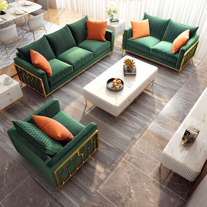 Sofa Leder Couch Polster Sitz 3+2+1 Sitzer Garnitur Sofas Design Couchen Gruppe