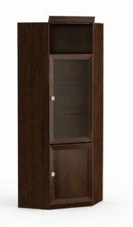 Eckvitrine Schrankvitrine Sammlerschrank Vitrinenschrank Regalvitrine