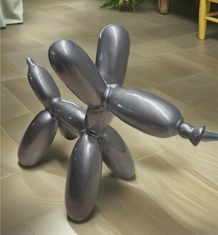 Hund Balon Figur Statue Skulptur Figuren Modern Skulpturen Dekoration Statue Sofort