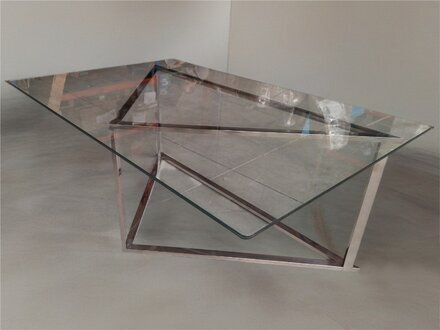 Moderner Luxus-Couchtisch aus Glas – stilvolle und elegante Wohnzimmermöbel Sofort