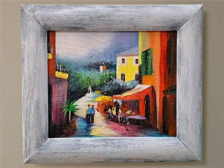 Original abstraktes Kunstwerk – mit hochwertigen Ölfarben auf edler Leinwand gefertigt Sofort