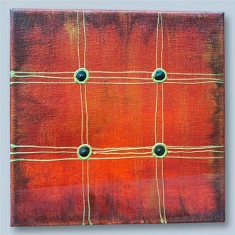 Ein einzigartiges abstraktes Gemälde, kunstvoll mit hochwertigen Ölfarben Sofort