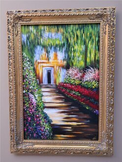 Zeitgenössische Ölgemälde, in präziser Handarbeit auf erstklassiger Leinwand geschaffen Sofort