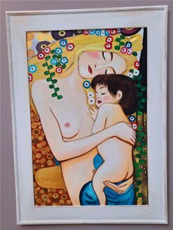 Modernes, handgefertigtes Ölbild auf Premium-Canvas Sofort