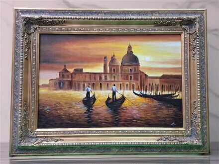 Handgefertigtes modernes Ölbild auf stabiler Canvas-Leinwand Sofort