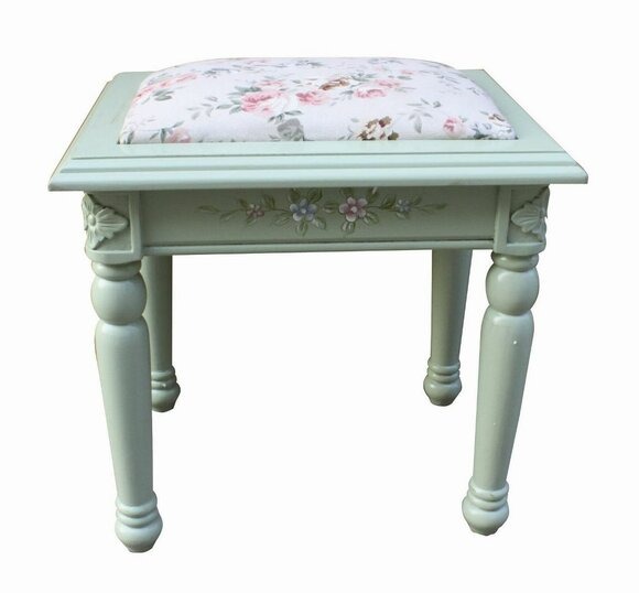 Hocker Sofa Textil Pouf Polster Beistellhocker Möbelhocker Hocker Holz Sitz Neu