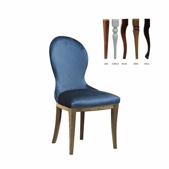 Französischer Designer Gepolster Stuhl Stühle Polster Sofa Klassische Neu