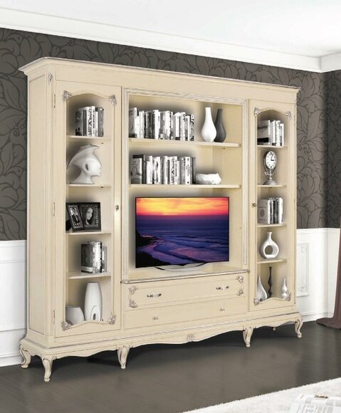 Wohnzimmer Wandregal tv Schrank Schränke Regal Holz Wohnzimmer Möbel Regale; Neu