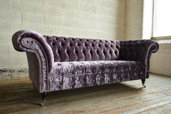 Chesterfield 3 Sitzer XXL Polster Sitz Couch Sofa Garnitur Big Couchen