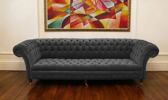Chesterfield Sofa 3 SITZER Polster Designer Couchen Sofas Garnitur