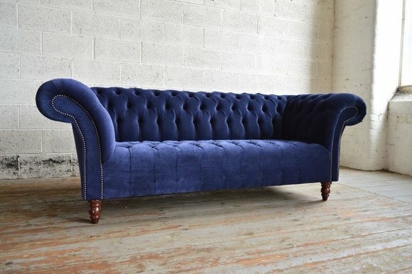 Chesterfield 3 Sitzer XXL Polster Sitz Couch Sofa Garnitur Big Couchen