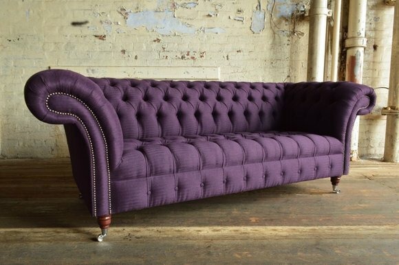 Chesterfield Sofa 3 SITZER Polster Designer Couchen Sofas Garnitur 2016-053