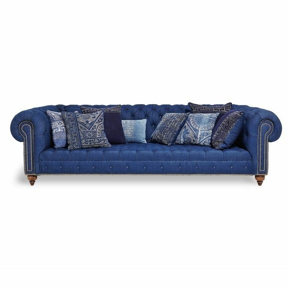 Chesterfield 3 Sitzer XXL Polster Sitz Couch Sofa Garnitur Big Couchen 2016-18