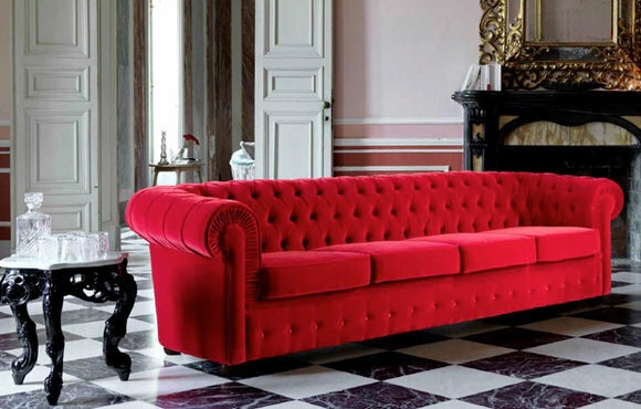 Chesterfield XXL BIG Sofa Couch Textil Samt Stoff Polster Garnitur Luxus