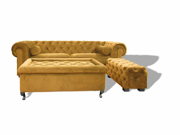 Chesterfield Sofa Polster Designer Couchen Sofas Garnitur Couch SLIII