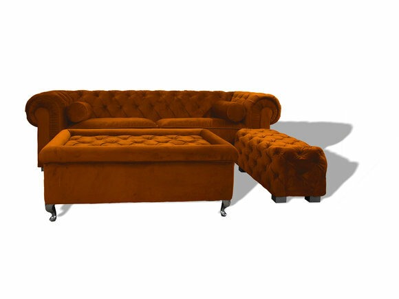 Chesterfield Sofa Polster Designer Couchen Sofas Garnitur Couch SLIII Sofa