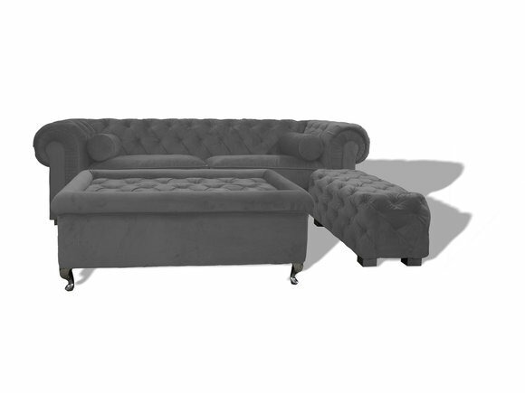 Chesterfield Sofa Polster Designer Couchen Sofas Garnitur Couch SLIII Sofa