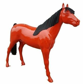 Abstrakte Figur Statue Design Skulptur Dekoration Außen Innen Garten Pferd