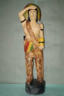 Indianer Figur Statue Skulptur Abstrakt Figuren Skulpturen Dekoration Deko