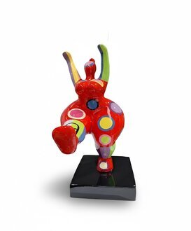 Abstrakte Designer Kunst Niedliche Figur Statue Bunt Bemante Skulpturen Sofort