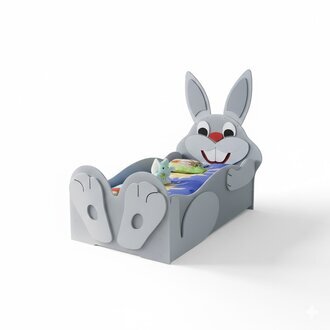 Kinderbett Bett Kinderzimmer Betten mit Tiermotiv Schlafbett Hase Sofort