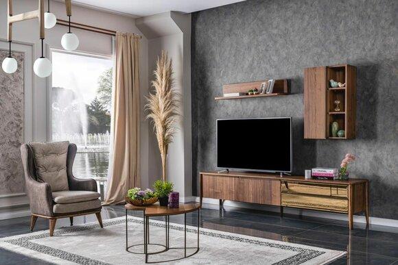 Sessel Ohrensessel Wohnzimmer Luxus 1 Sitzer Polyester Sitz Modern Design Neu