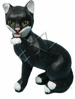 Design Katze Figur Garden Statue Skulptur Figuren Skulpturen Dekoration