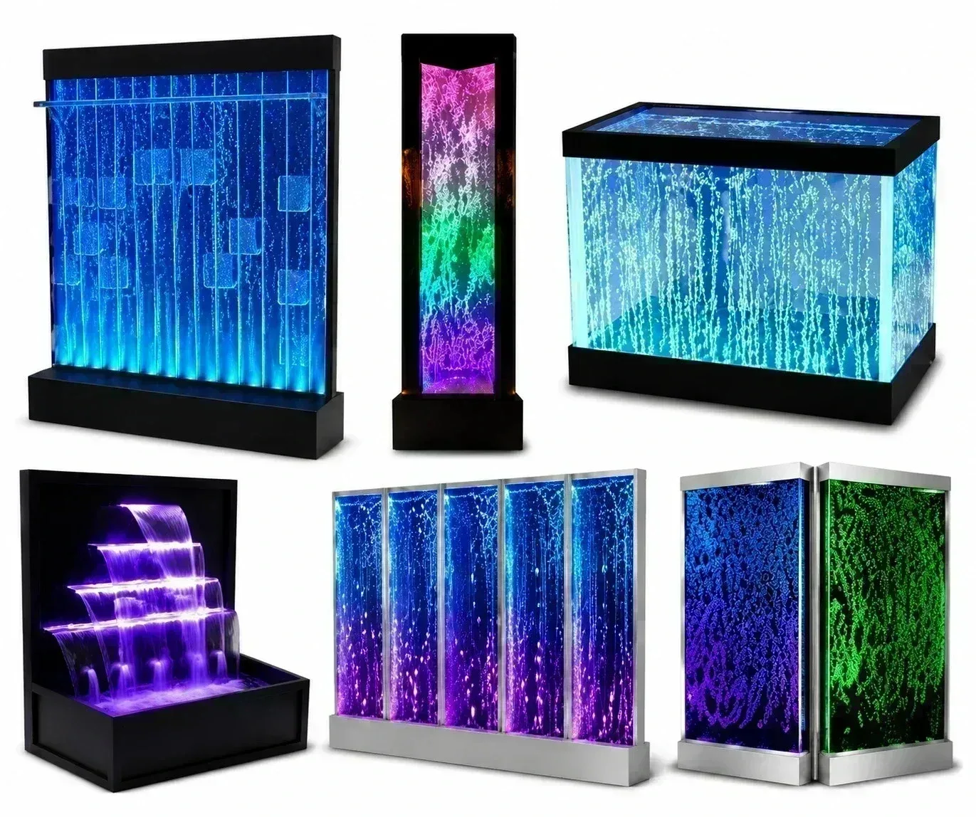 LED Wasserwand & Säulen