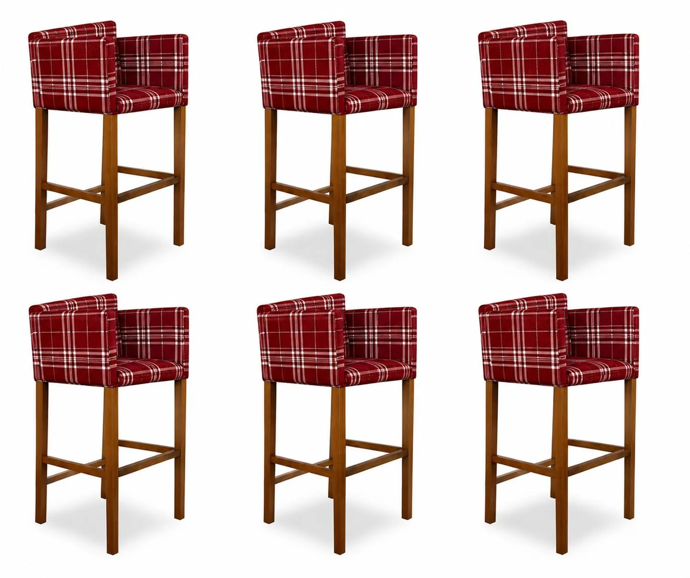 6-er Set Barhocker