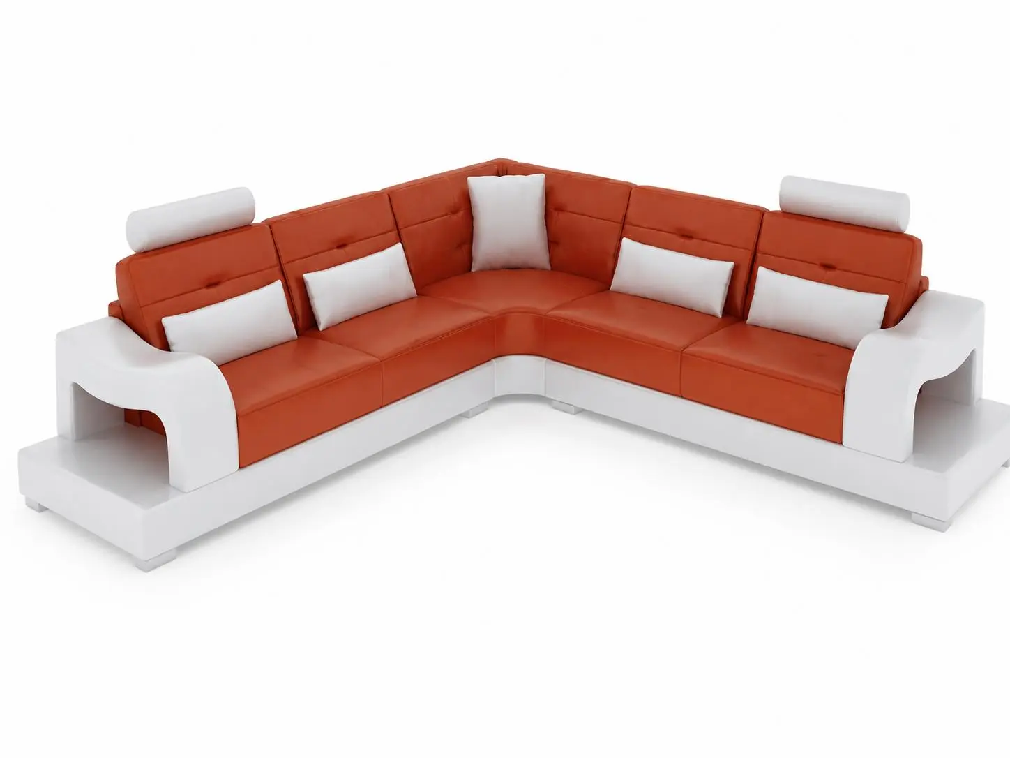 Ecksofas Leder Eckcouch